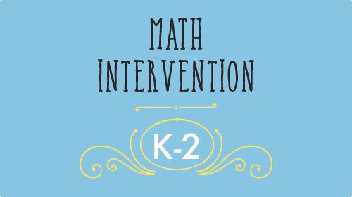 Math Intervention k-2